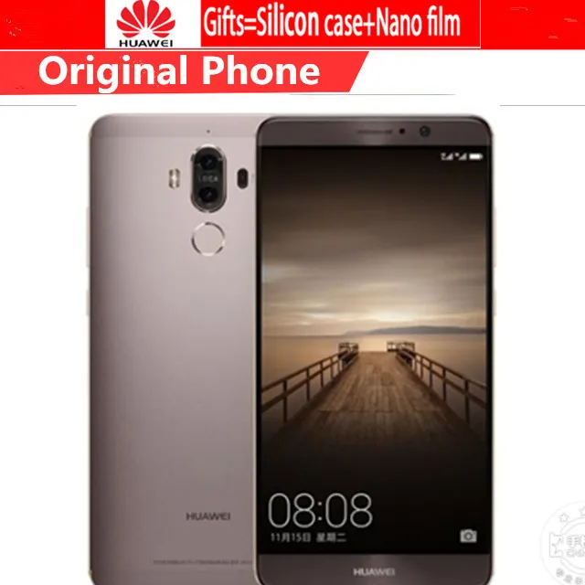 Huawei mate 9 с глобальной прошивкой, 4 Гб ОЗУ, 32 Гб ПЗУ, 5,9 дюйма, мобильный телефон, четыре ядра, Kirin 960, Android 7,0, две sim-карты, SuperCharge, 4000 мАч