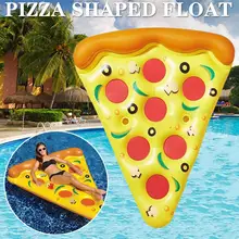 180*150 см надувной пиццы в форме плавательный бассейн надувной коврик разноцветный плавающий кровать плавать ПВХ водное сиденье-Игрушка Лодка для пляжа бассейн