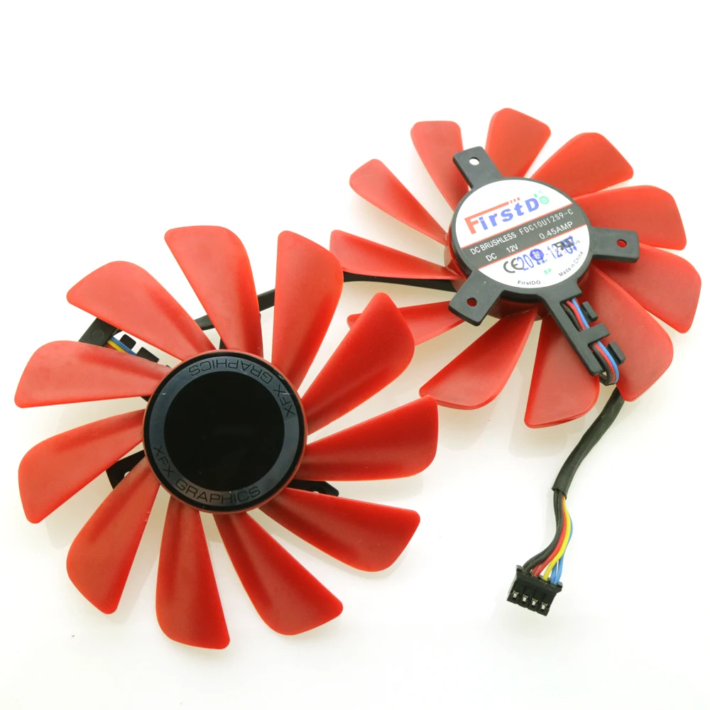 FD9015U12D вентилятор охлаждения для видеокарт 4 провода 4pin VGA 12 в 85 мм XFX RX560D RX570