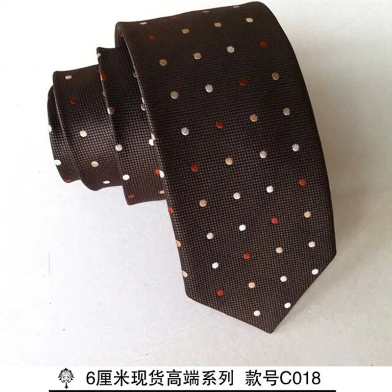Высокое качество 6 см gravatas клетчатый галстук мужские галстуки - Цвет: 18