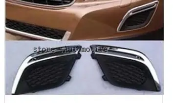 

2pcs Free Shipping ABS Chrome Front Fog Lamp Cover/Fog Light Cover Fit For Volvo XC60 XC60 2009 2010 2011 2012 2013