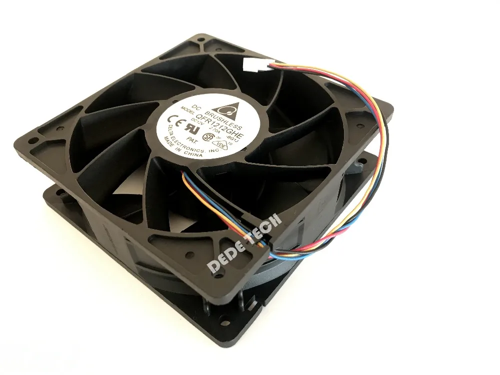 Дельта новый бренд QFR1212GHE PWM 4 P 12 V 2.7A 12038 Сервер вентилятор охлаждения 74Y5220 120*120*38 мм
