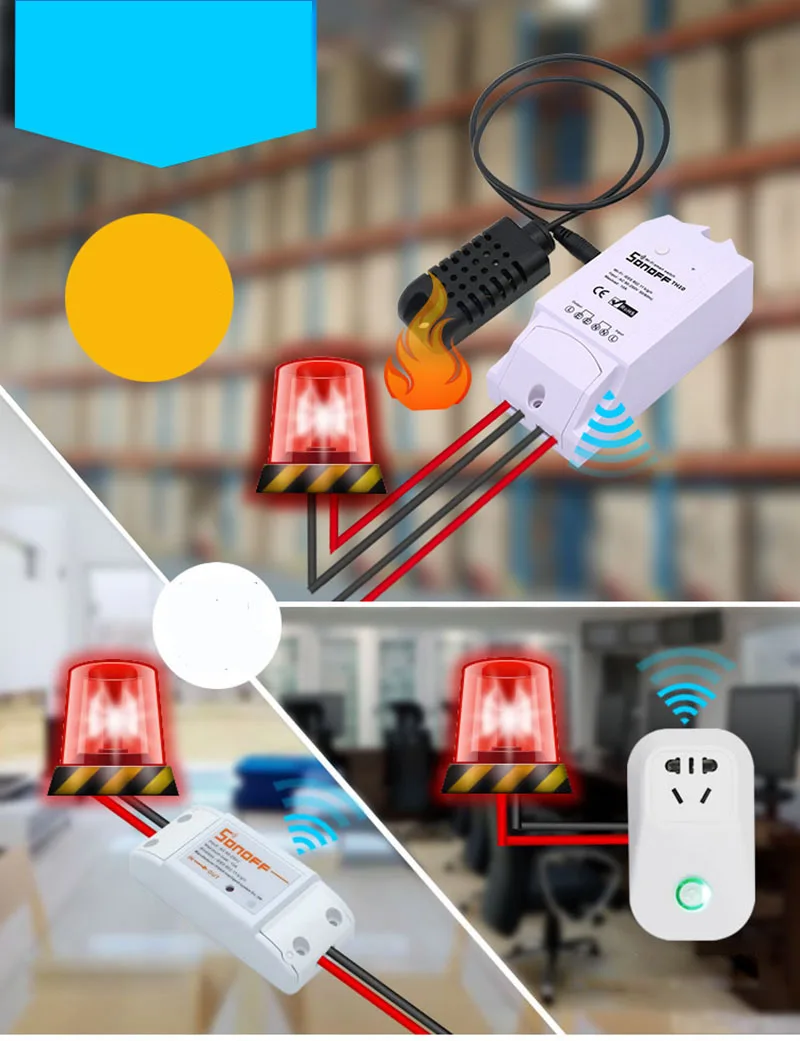 Temperature Humidity WiFi Smart Switch  (8)