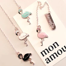 24 шт./партия фламинго металлическая подвеска закладки для книг Kawaii фрукты книга маркеры подарок канцелярские товары офисные школьные принадлежности