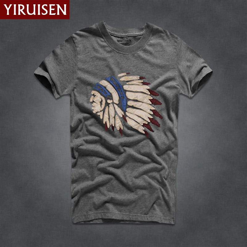 Мужские футболки, модные, YiRuiSen, брендовая мужская футболка с коротким рукавом, мужская повседневная футболка из хлопка, топы, Camisetas Hombre Camisa