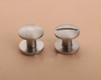

free shipping arc diameter 10mm wallet bag screw stainless steel belt screw Rivet diy handmade leather garment hardware part