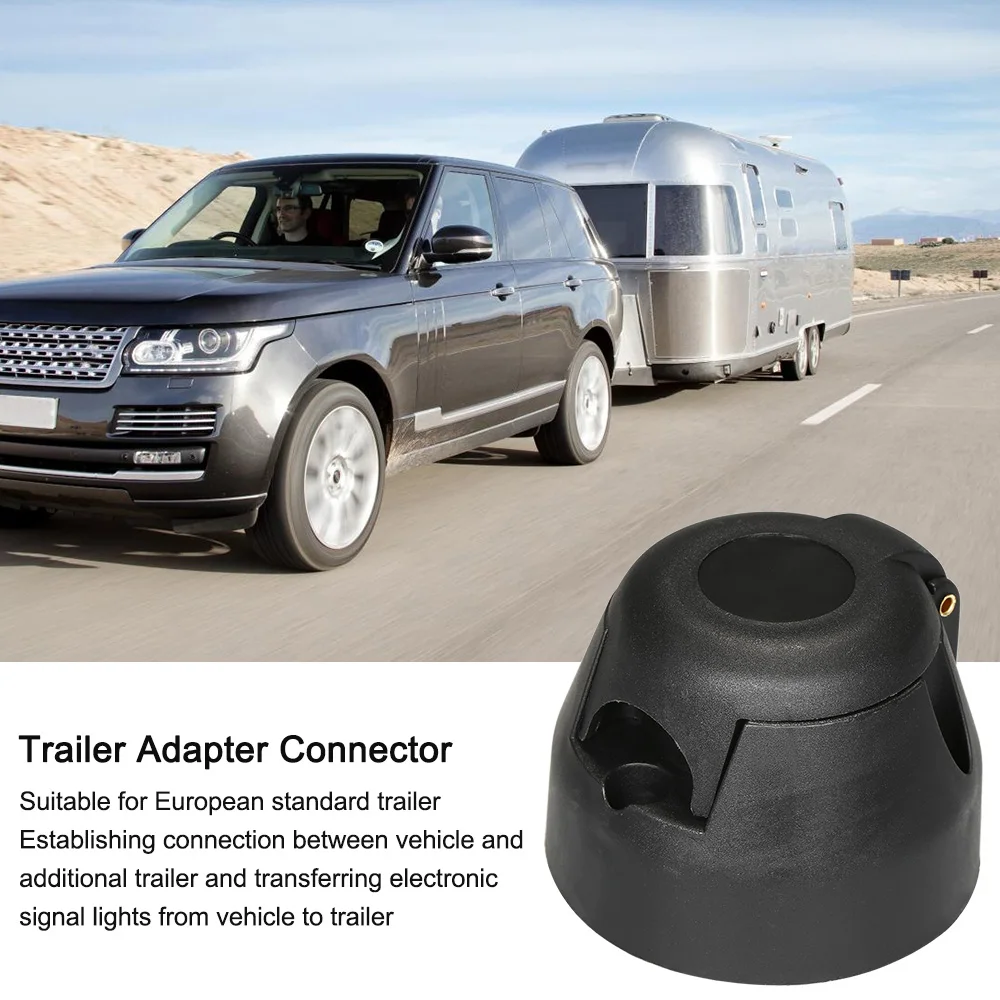 7Pin Plug Trailer Adapter Connector Trailer Caravan Electric Adapter