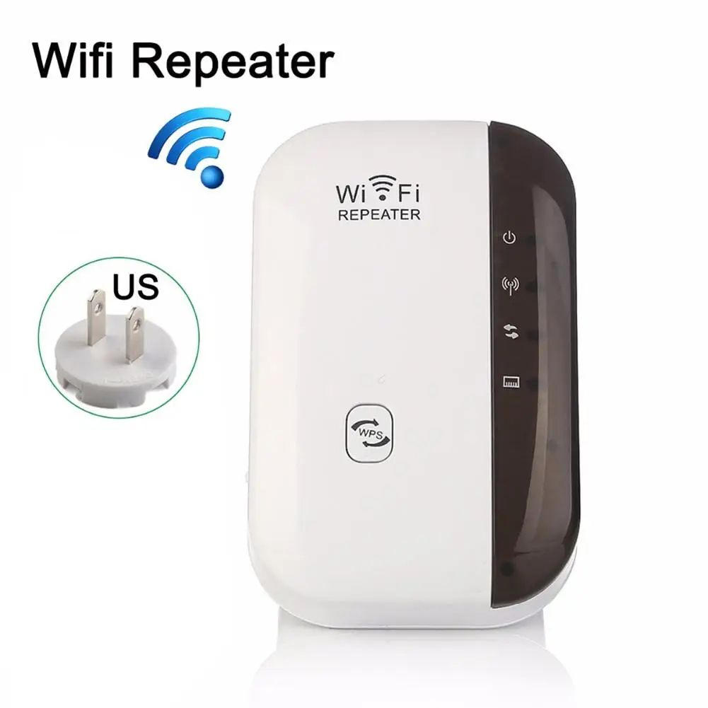 Wireless-N Wifi Repeater 802.11N/B/G Network Routers 300Mbps Range Expander Signal Amplifier Booster WIFI Ap Wps Encryption