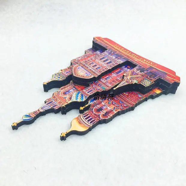 Мода, Питер, русский набор, кукла, деревянная, 3D магниты на холодильник, туристические сувениры, холодильник, магнитные наклейки, украшение дома