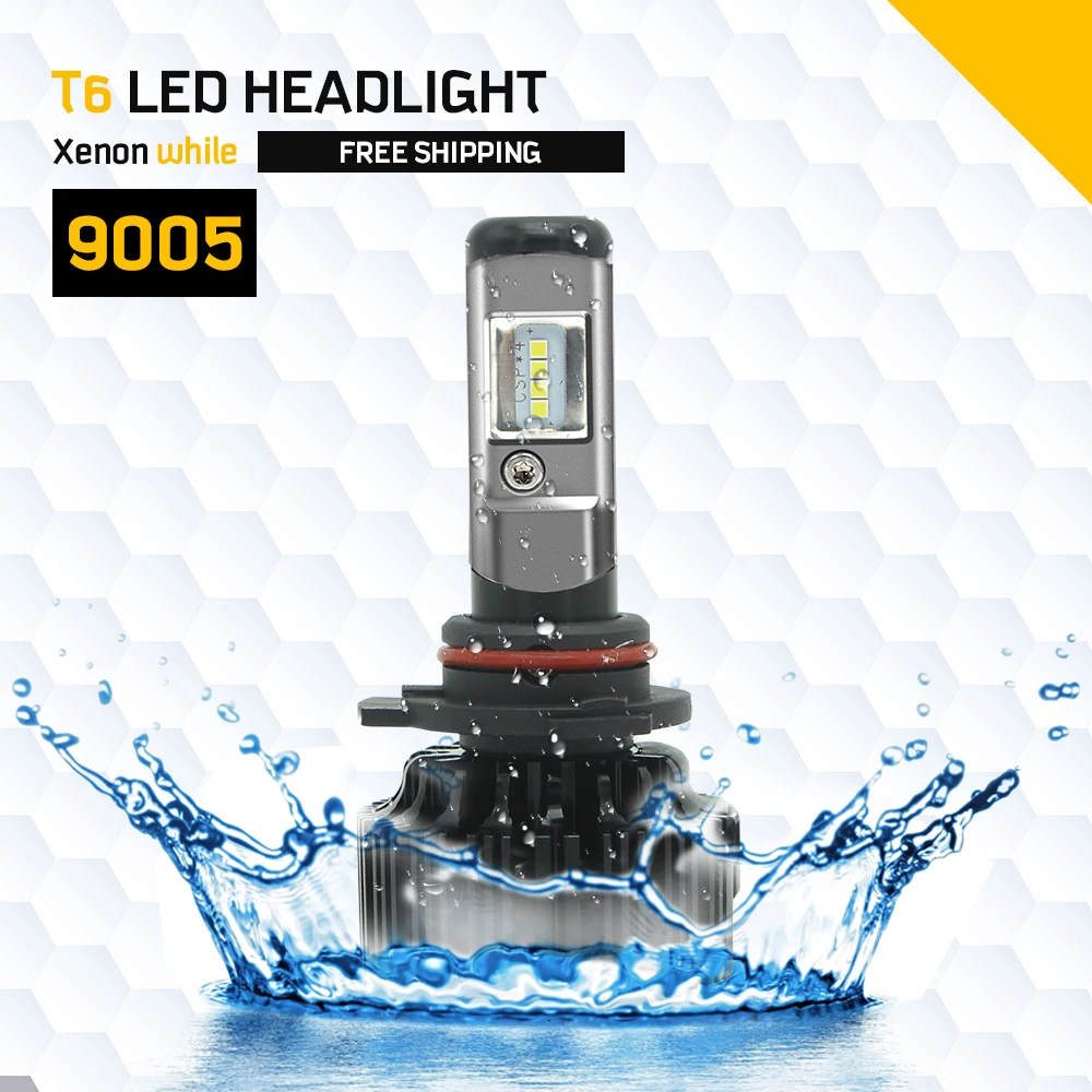 

Modifygt T6 CSP LED light H4 led H7 led H11 H1 9005 9006 H3 HB3 HB4 60W 8000lm Headlights Bulb 6500K Fog light 12V accessories