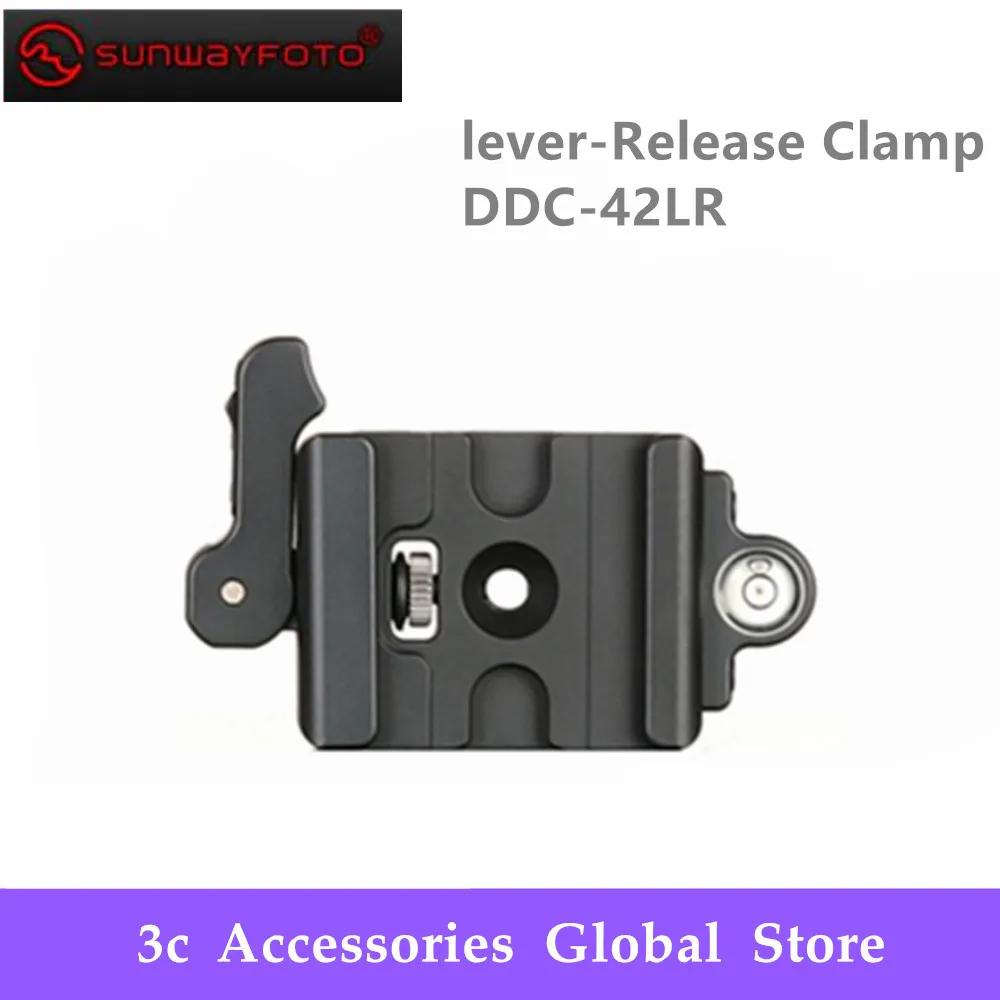 

SUNWAYFOTO lever-Release Clamp DDC-42LR Tripod Head Quick Release Clamp For DSLR Plate BallHead Lever Release Clamp