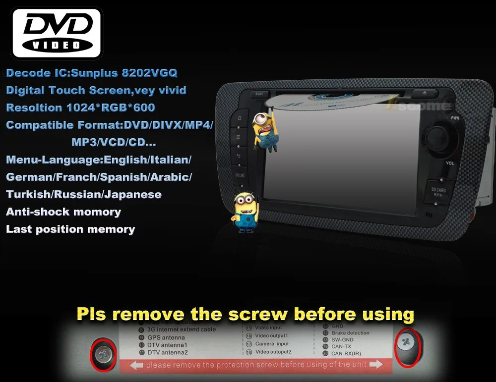 Excellent MTK3360 Car DVD Automotivo For Seat Ibiza 2009 2010 2011 2012 2013 2014 with Radio Stereo GPS Navigation 6