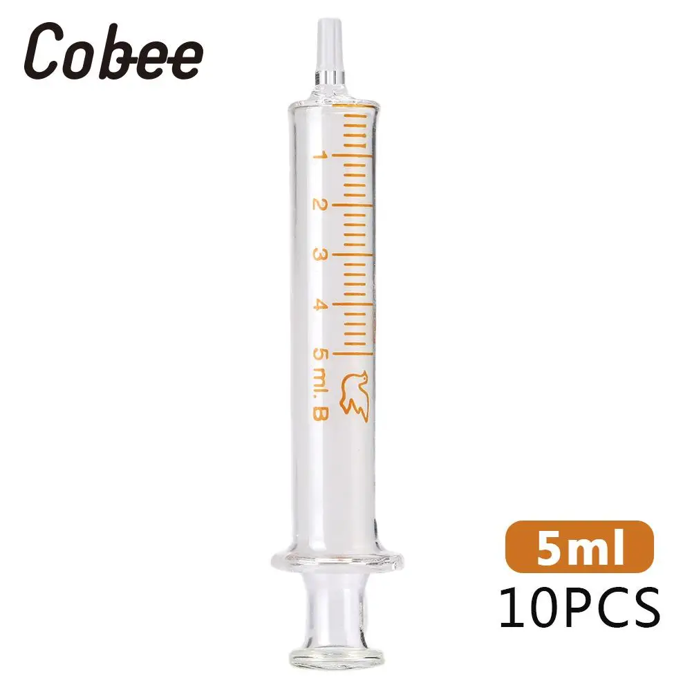 

Durable Glass Sampler Experimental Supplies Caliber 4mm Glass Syringe Dispensing Cheap Glass Injector Chemical Medicine