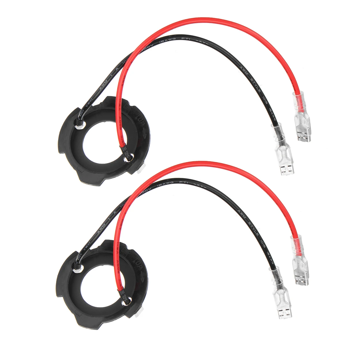 2PCS H7 LED Headlight Bulb Clips Holder Socket Base Adapter Holder For