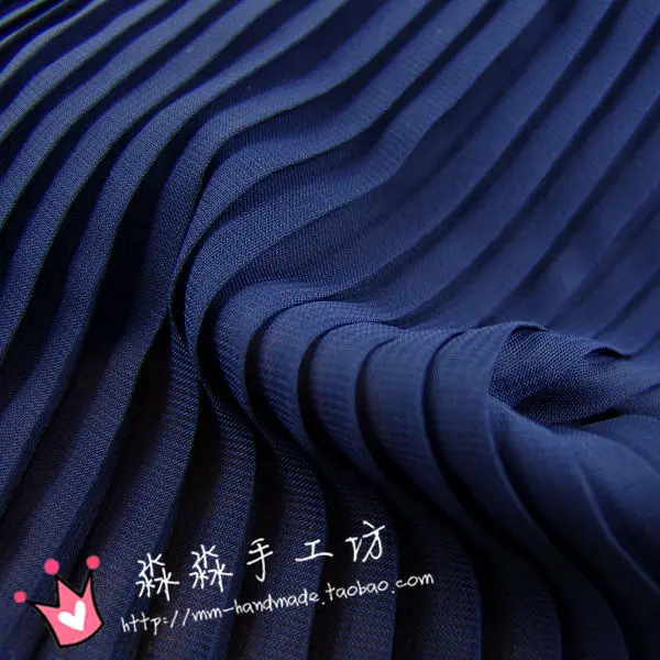 Шифоновое Плиссированное Платье из ткани и шелка однотонная ткань|cloth fabric|colorful