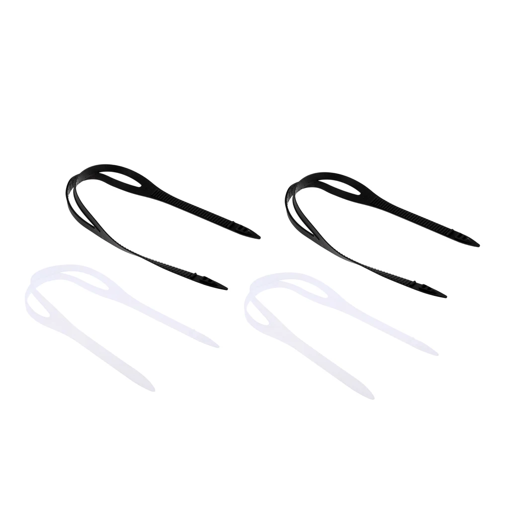 4PCS Universal Silicone Replacement Strap for Diving Goggles Swimming Goggles Snorkel Mask, Diving and Swimming Masks