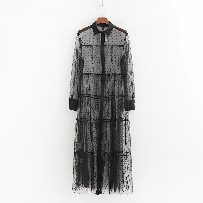 

Summer Sheer Dress Women Summer Mesh Cardigan Beach Party Wear Female Robes 2019 Sexy Sun Dresses