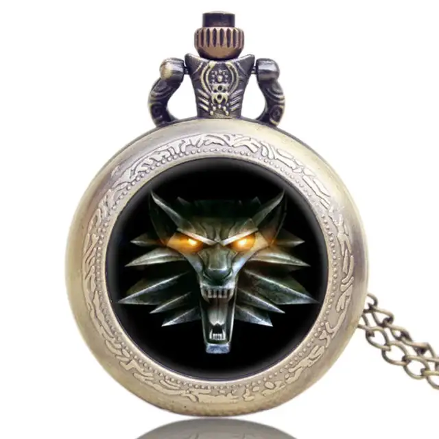 House Stark Of Game Of Thrones House Theme Pendant Pocket Watch