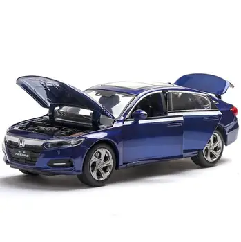 

1:32 3 Colors Alloy Pull Back Car Models High Simulation Metal Diecasts Pull Back With Light Musical V027