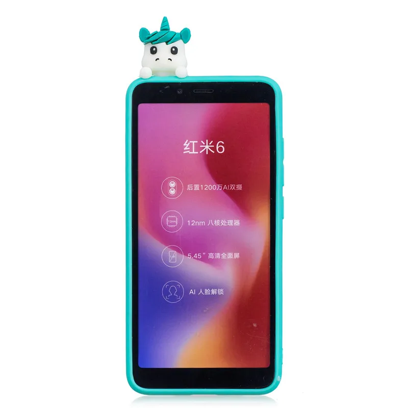 Чехол для телефона Redmi 6 чехол xiaomi 4X 4A 5 5A Plus мягкий силиконовый 3D сделай сам милые