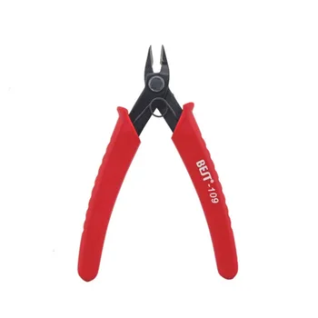 

Mini Electrical Wire Stripping Shears Diagonal Nipper Cutters Side Cutting Snips Flush Nipper Diagonal Pliers Hand Tools 100pcs