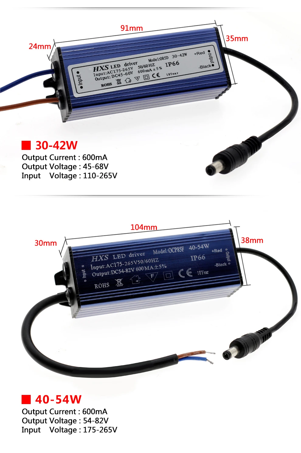 Светодиодный драйвер AC85V-265V 6 Вт 10 Вт 20 Вт 28 Вт 42 Вт 54 Вт LightingTransformers для панели драйвер света