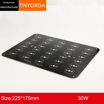 

6pcs/ lot DIY Light Aluminum PCB Board 30W Aluminium PCB Circuit Board 30* 1w 2w 3w LEDS Flood Light PCB