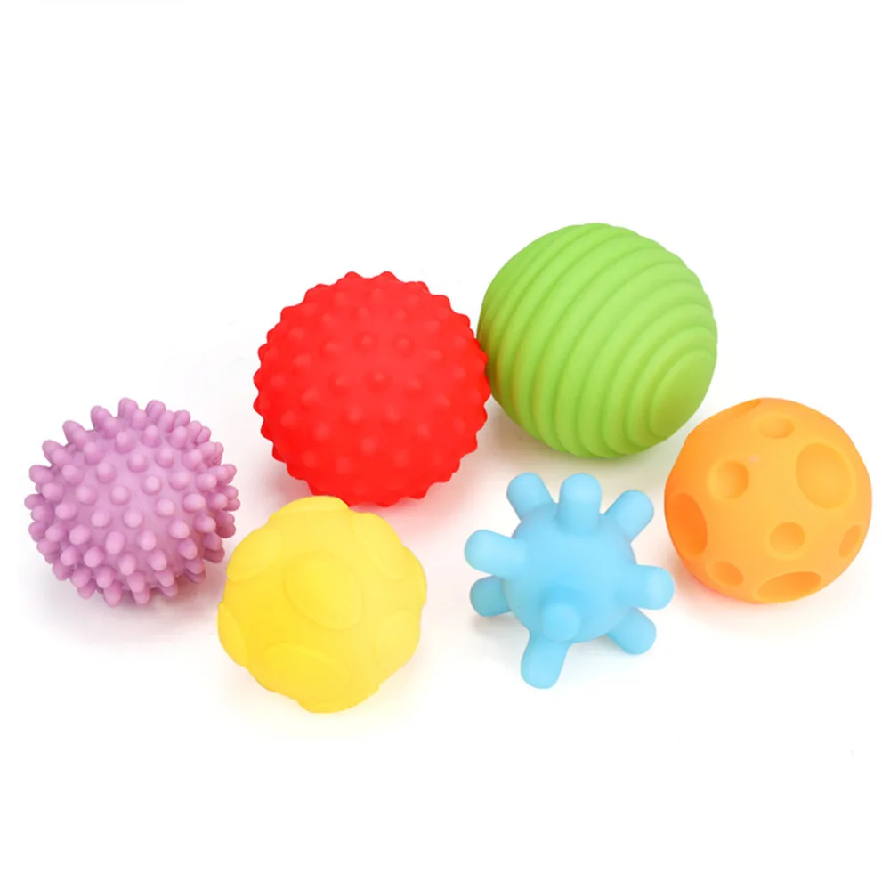 awesome  Baby Toys Hand Grasping Ball Soft Ball Textured Multi Ball Set Develop Baby's Tactile Senses Toy fo