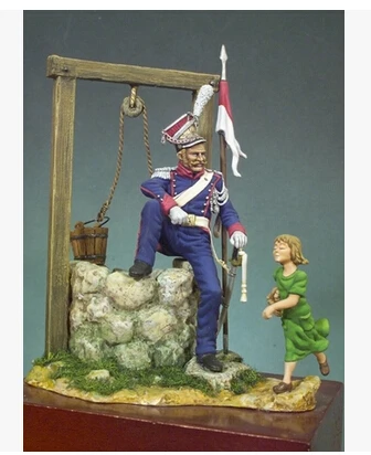 

1/32 Scale Resin Figure Building Kit The rest of the Guards Lancers
