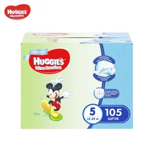 Подгузники Huggies для мальчиков Ultra Comfort 12-22 кг(размер 5) 105 шт