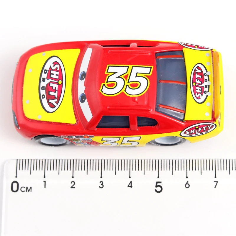 Disney Cars 3 Pixar Cars радиатор пружины молния McQueen Flash Eye литье под давлением игрушечный автомобиль 1:55 подарок для мальчика девочки