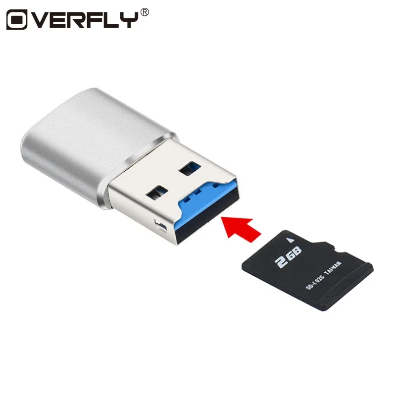 Мини-кардридер USB 3,0 MicroSD TF OTG 5 Гбит/с для TF карты Micro SD/SDXC адаптер высокой скорости USB