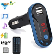 Binmer Bluetooth Беспроводной fm-передатчик MP3 плеер Handsfree Car Kit USB TF SD удаленного Прямая Mar7 профессиональный