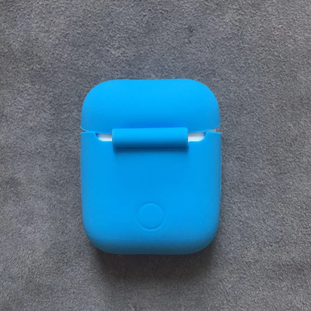 Airpods boxen fällen silikon shell fall für iphone 7 7 plus drahtlose bluetooth kopfhörer Gummi Dic