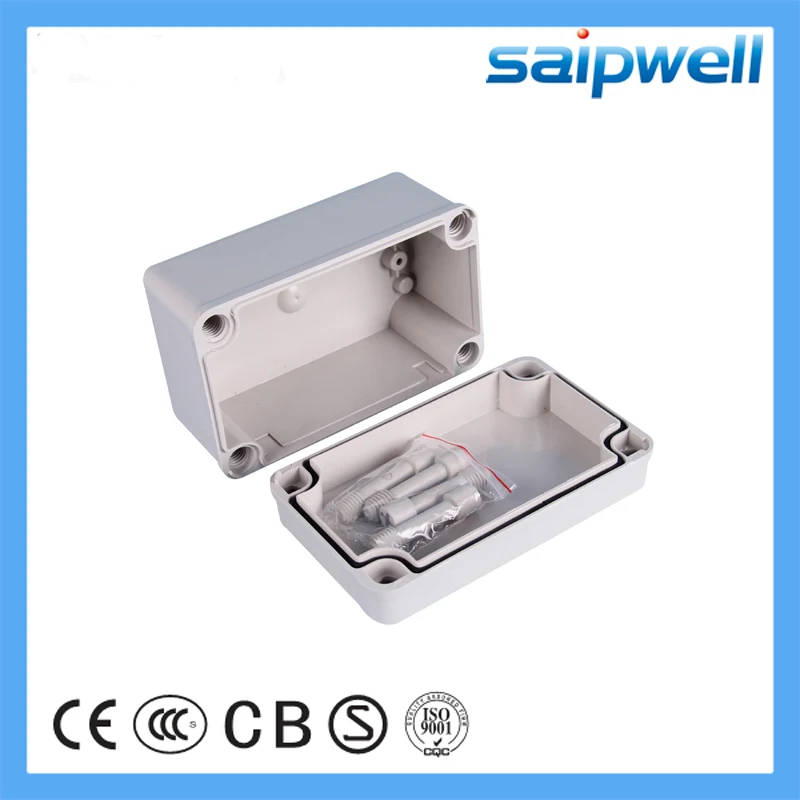 

Saipwell ABS waterproof switch box IP66 junction box electric gray switch box 80*130*70mm DS-AG-0813