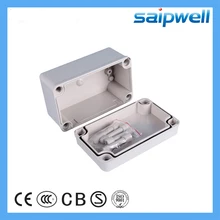 Saipwell ABS waterproof switch box IP66 junction box electric gray switch box 80*130*70mm DS-AG-0813