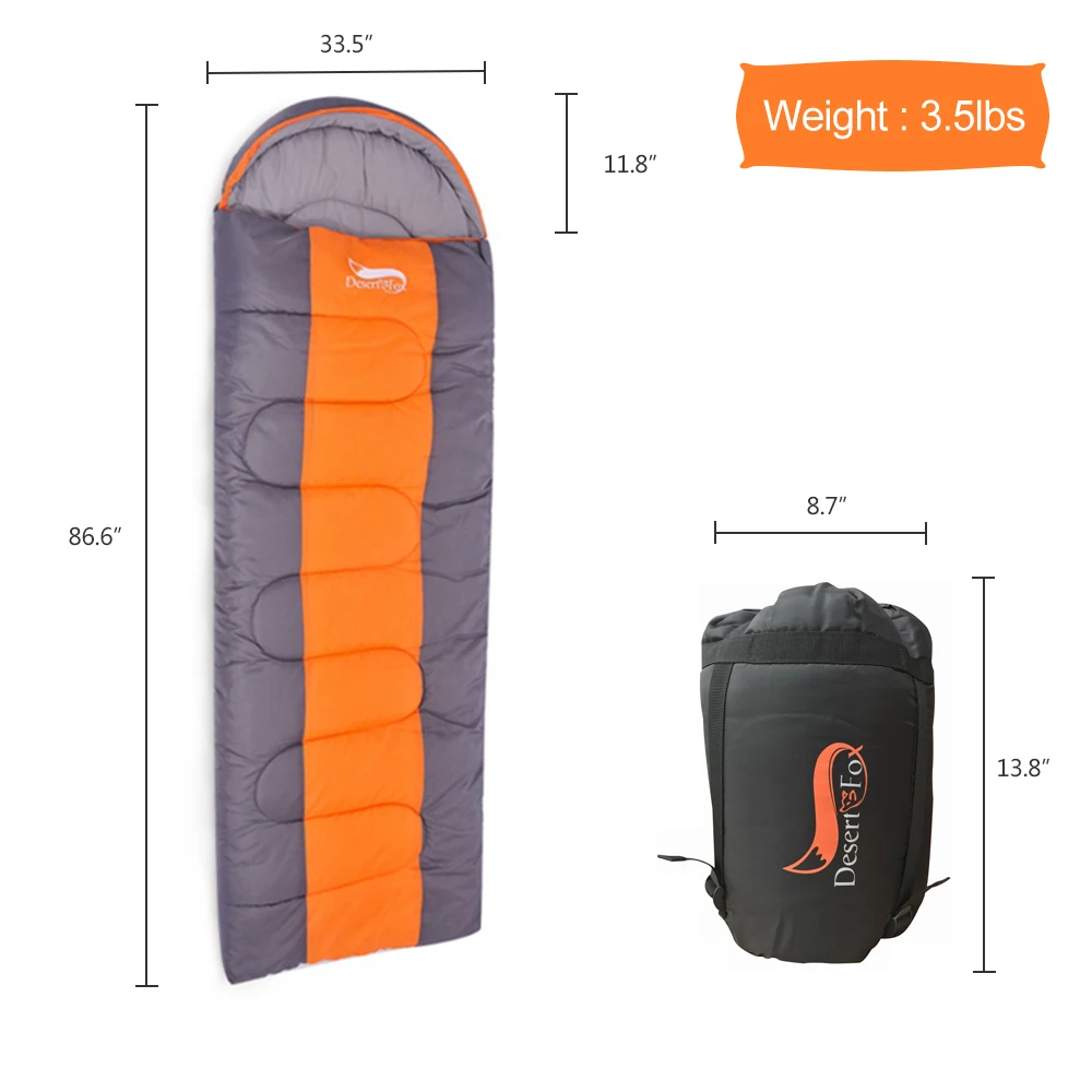Desert&Fox Sleeping Bag 220*85cm Sleeping Bag,Outdoor Waterproof Lightweight Portable 4 Season Bag for Camping,Hiking,Traveling Desert&Fox Sleeping Bag 220*85cm Sleeping Bag,Outdoor Waterproof Lightweight Portable 4 Season Bag for Camping,Hiking,Traveling