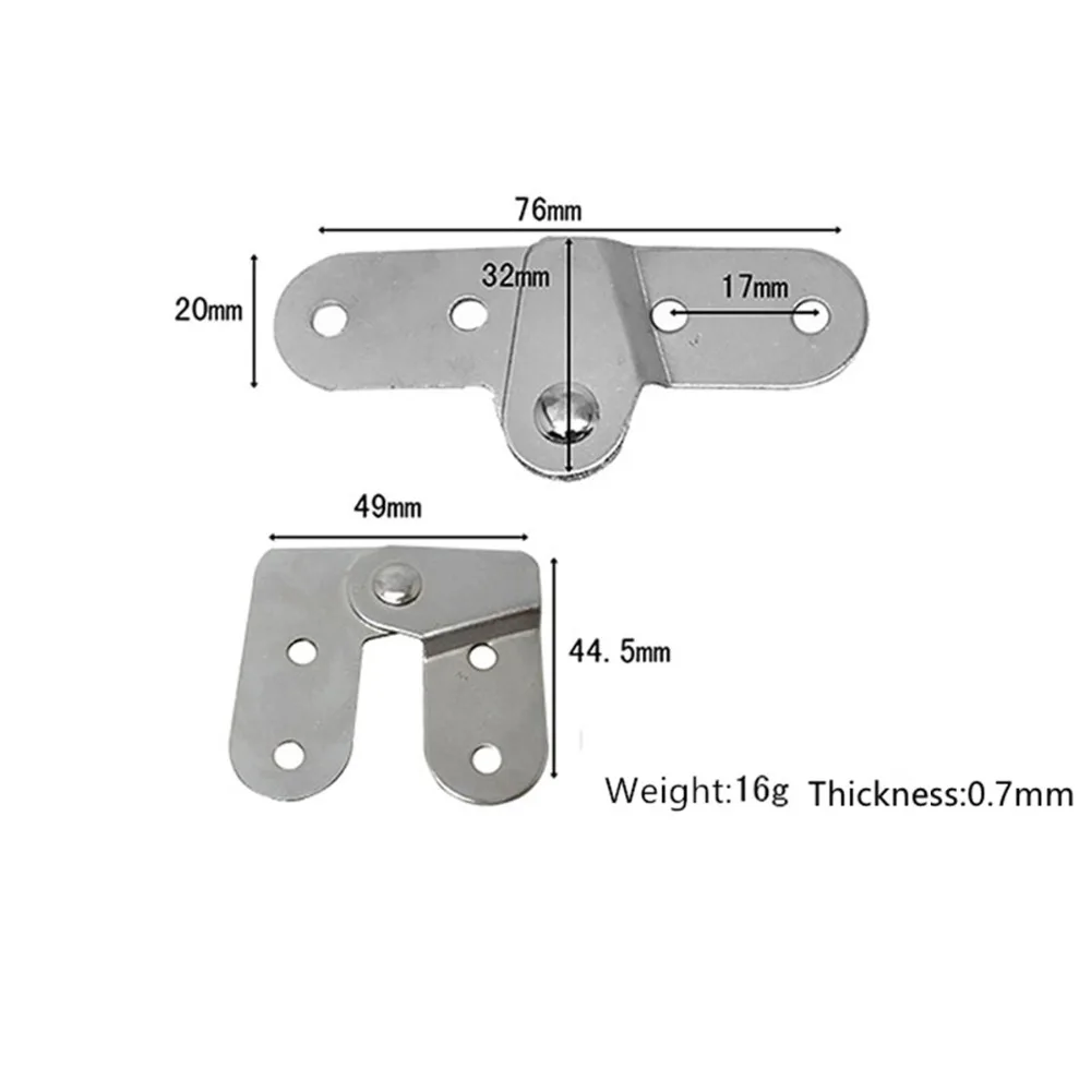 Складывающееся крепление железа куриный Рот хранения складной стол шарнир Обычная петля мебельная фурнитура, металлоизделия