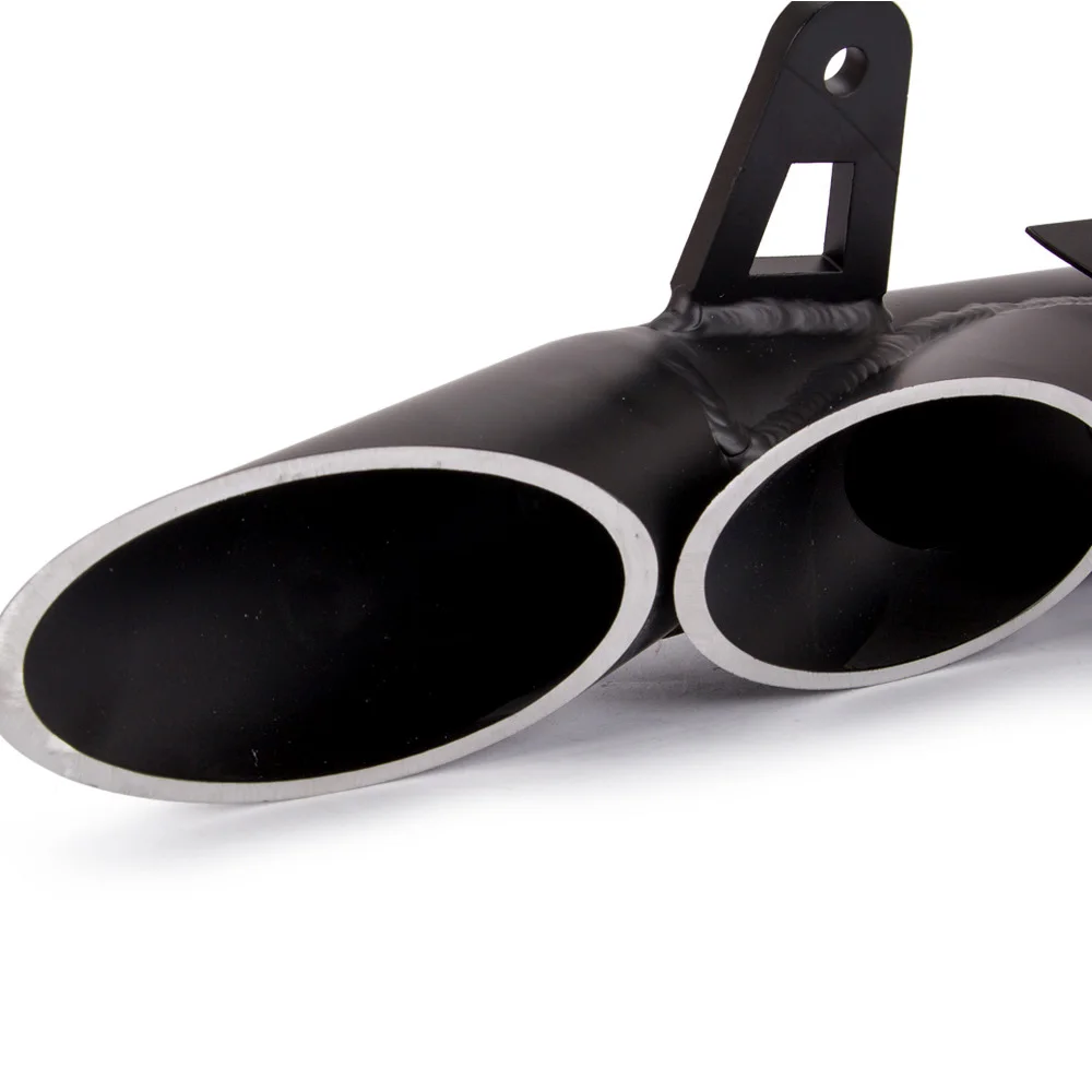

FLY5D Motorcycle Exhaust Pipe Universal 36-51mm High quality Motorcycle Double Exhaust Muffler Pipe for toce exhaust for muffler