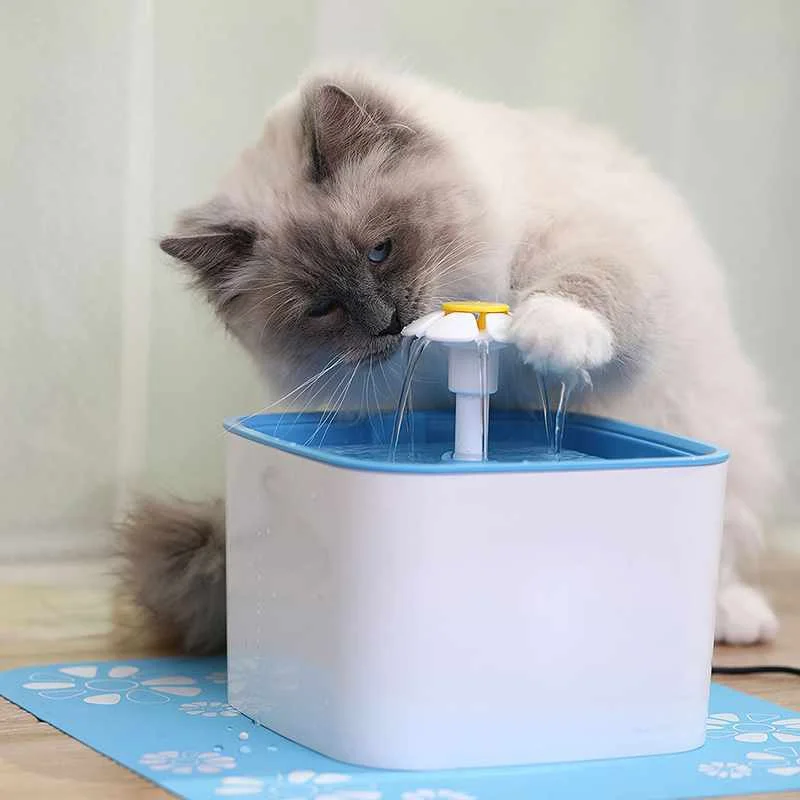 Buy UK/EU/US Plug 2.5L Automatic Cat Water Fountain
