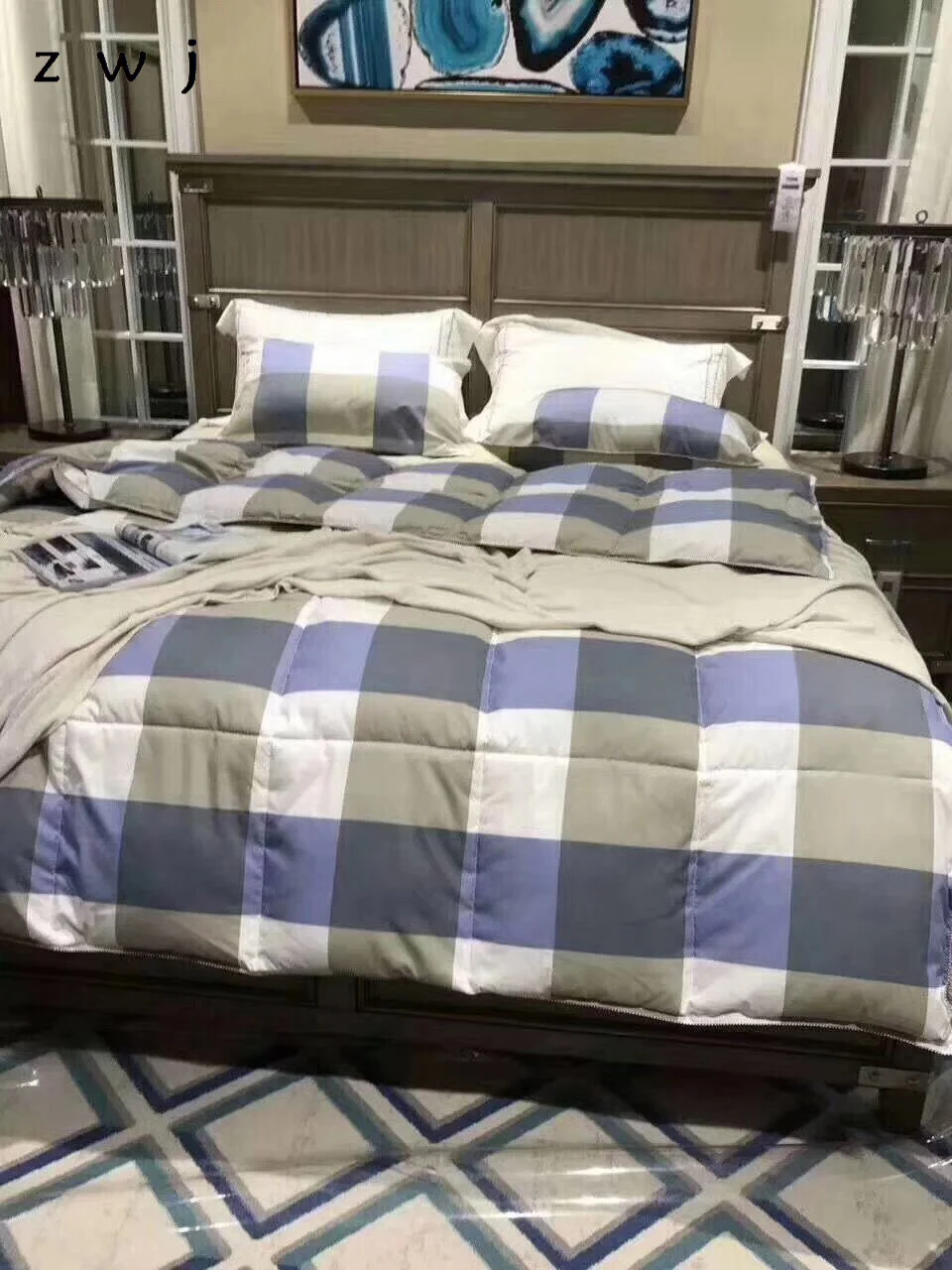 Japanese Muji Winter Goose Down Duvet quilted Quilt Comforter Blanket