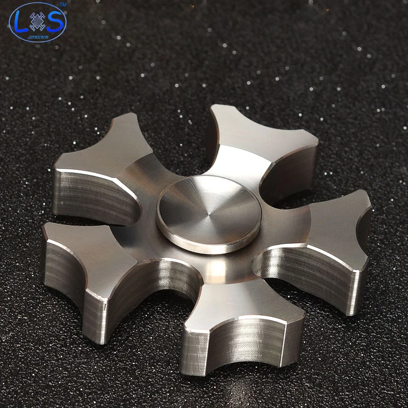 EDC aço Inoxidável 2017 Mão Spinner Spinning Top Spinner Para O Autismo e TDAH Fidget Anti Stress Brinquedos