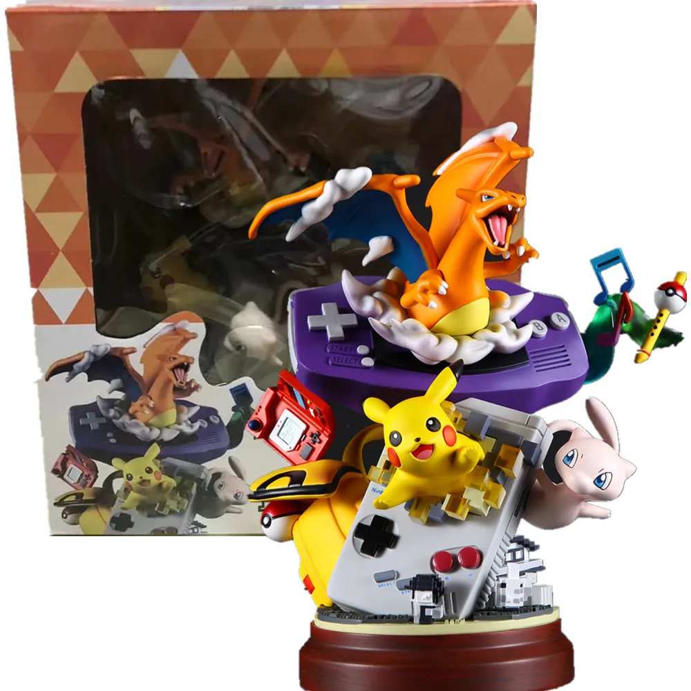 Фигурка героя из аниме Покемон Charizard Mew ПВХ 185 мм игра Mewtwo фигурка Диона