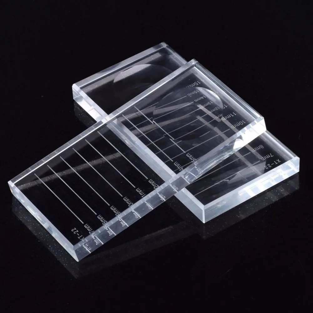 Клей для ресниц стеклянный держатель для склеивания прозрачная ресница Подставка для наращивания стеклянная накладка Макияж инструмент для наращивания ресниц