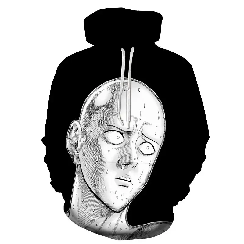 

NEW Anime One Punch man Saitama Oppai Hoodie Sweatshirt Funny Hoodies Men Long Sleeve Cosplay Costume Streetwear Pullover Hoody