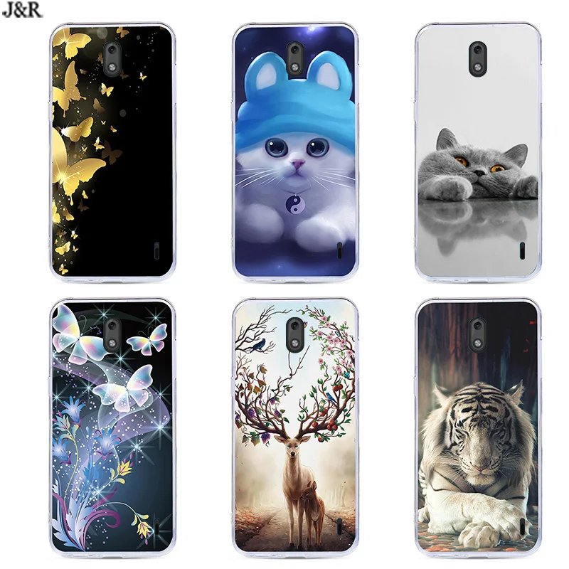For Nokia2 Case Cover Soft TPU Cases Nokia 2 TA-1029 TA-1035 Silicone Shell Phone Bags Back Covers nokia E1 Coque 5.0&quot |
