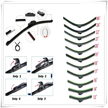 

Car U-type Frameless Bracketless Rubber Wiper Blade for Lexus IS350 GS430 RX400h RX330 IS250 ES330 LF-A IS-F LF-Xh UX RC ES