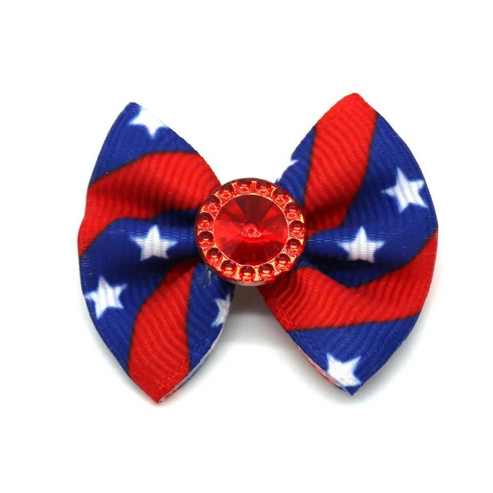 50 шт. банты для собак День независимости аксессуары животных принадлежности Hand