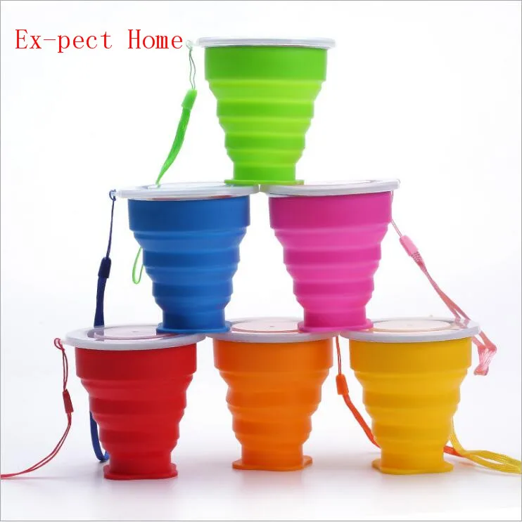 400 pcs 240ml Vogue Portable Collapsible Travel Coffee Tea Cups Silicone Outdoor Camping Cup Folding Retractable fold Water Cup 400 pcs 240ml Vogue Portable Collapsible Travel Coffee Tea Cups Silicone Outdoor Camping Cup Folding Retractable fold Water Cup