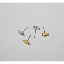 Серьги из стерлингового серебра 925 пробы, стильные серьги-гвоздики с цирконием, женские серебряные ювелирные изделия для ушей